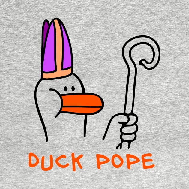 Duck Pope by schlag.art